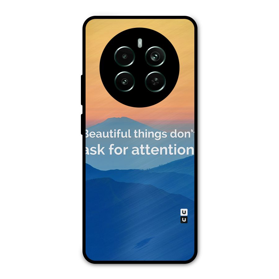 Beautiful Things Quote Metal Back Case for Realme 12 Pro Plus