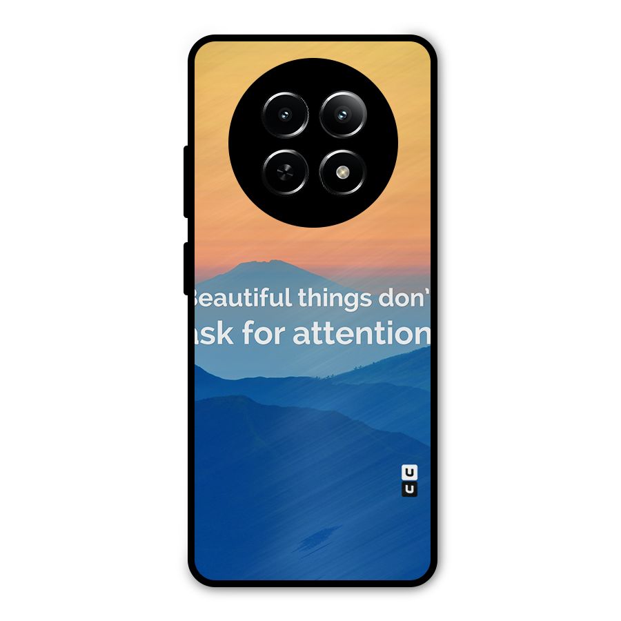 Beautiful Things Quote Metal Back Case for Realme 13
