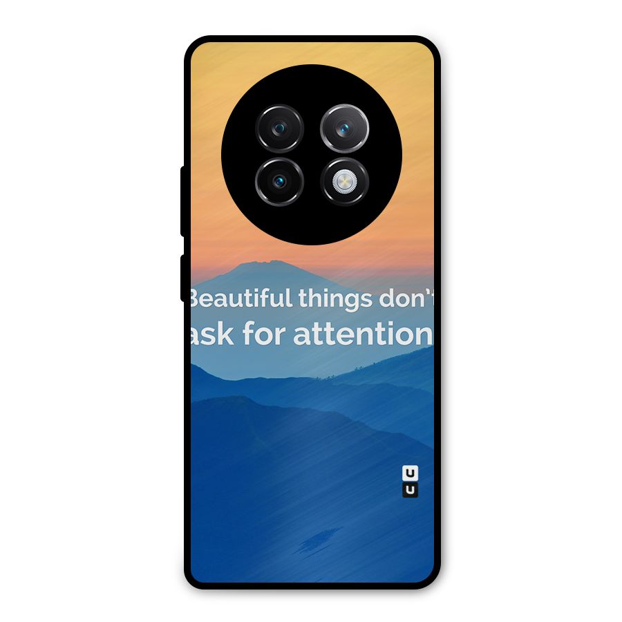 Beautiful Things Quote Metal Back Case for Realme 13 Plus