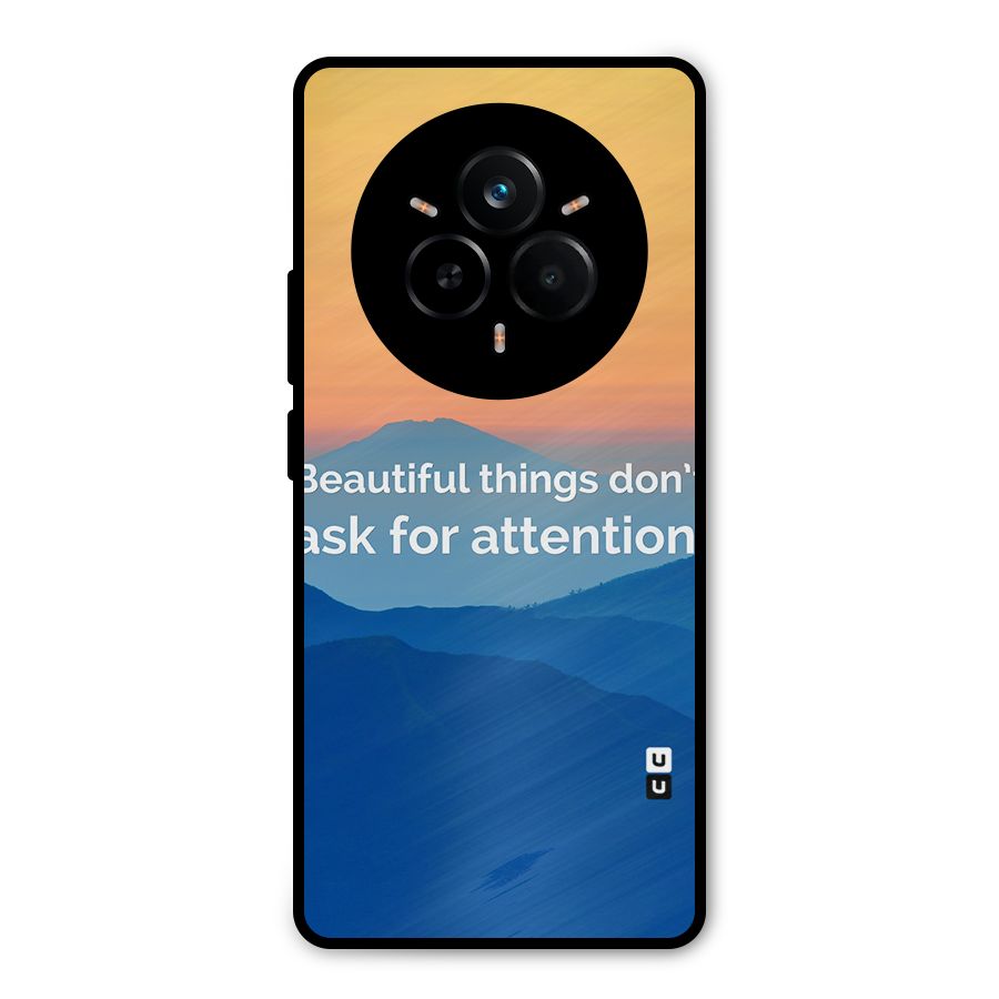 Beautiful Things Quote Metal Back Case for Realme 14 Pro
