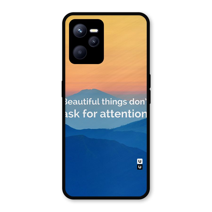 Beautiful Things Quote Metal Back Case for Realme C35