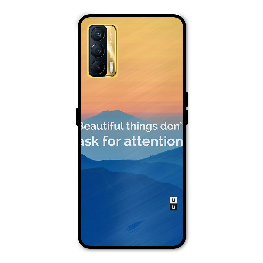 Beautiful Things Quote Metal Back Case for Realme X7