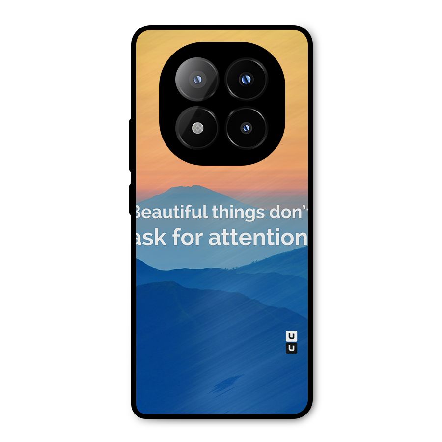 Beautiful Things Quote Metal Back Case for Redmi Note 14 Pro Plus 5G