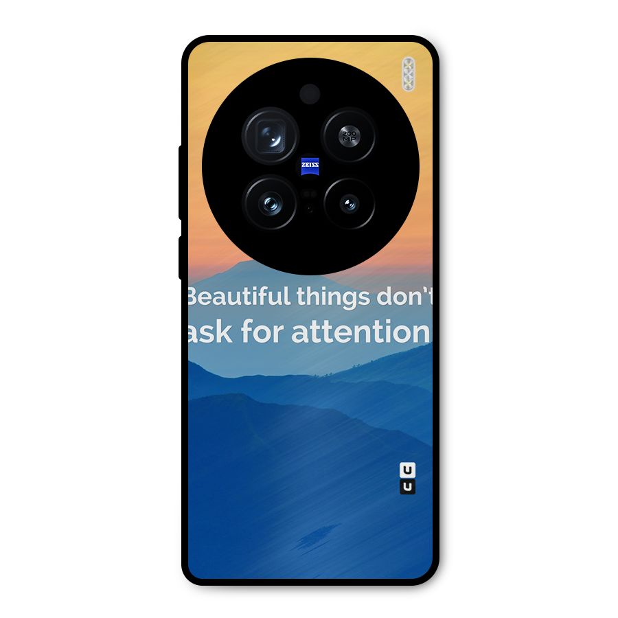 Beautiful Things Quote Metal Back Case for Vivo X200 Pro