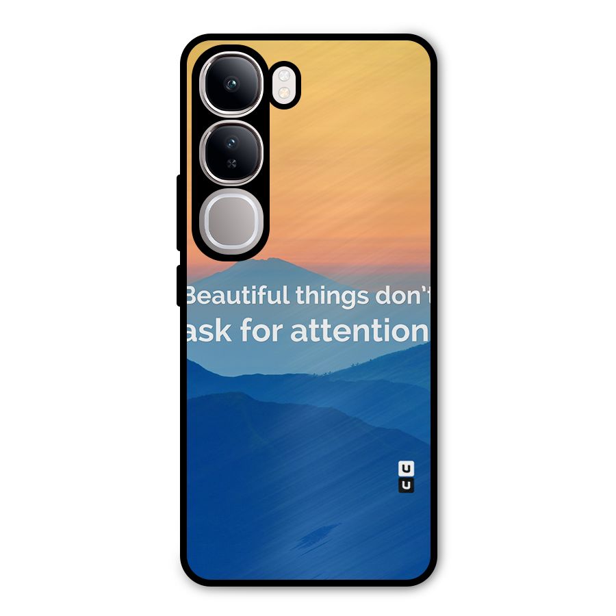 Beautiful Things Quote Metal Back Case for Vivo Y300