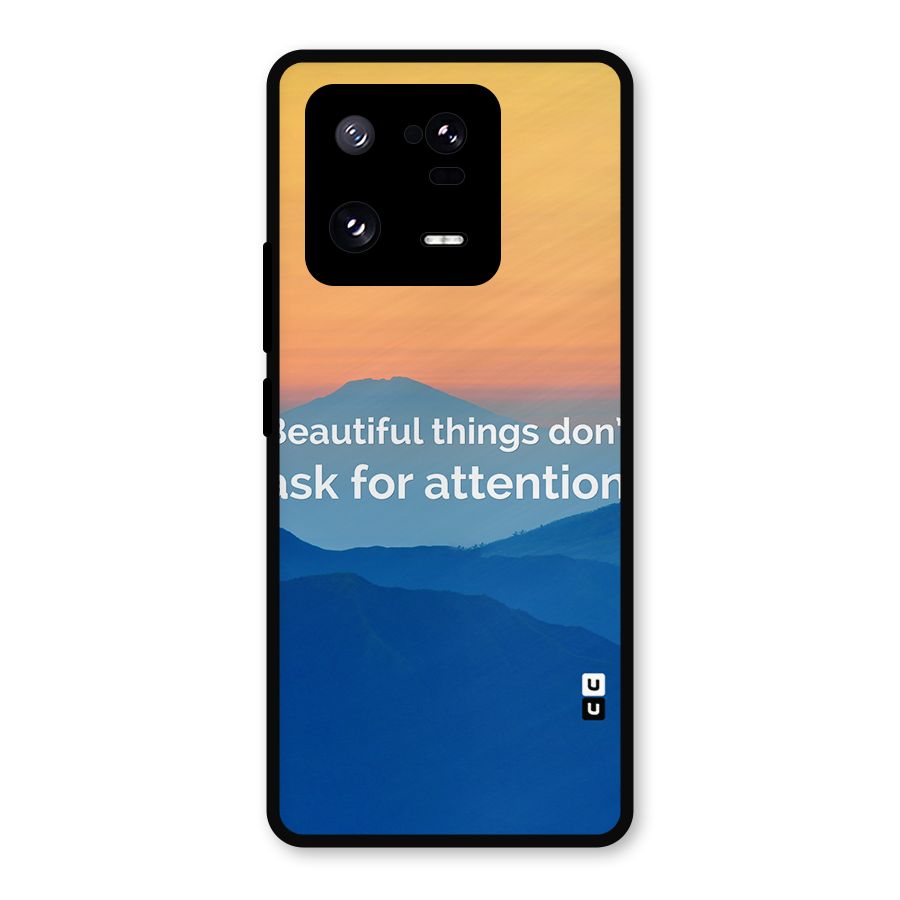 Beautiful Things Quote Metal Back Case for Xiaomi 13 Pro