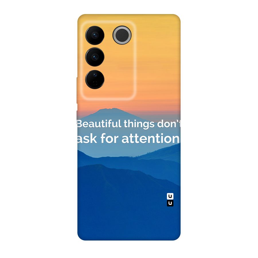 Beautiful Things Quote Original Polycarbonate Back Case for Vivo V27