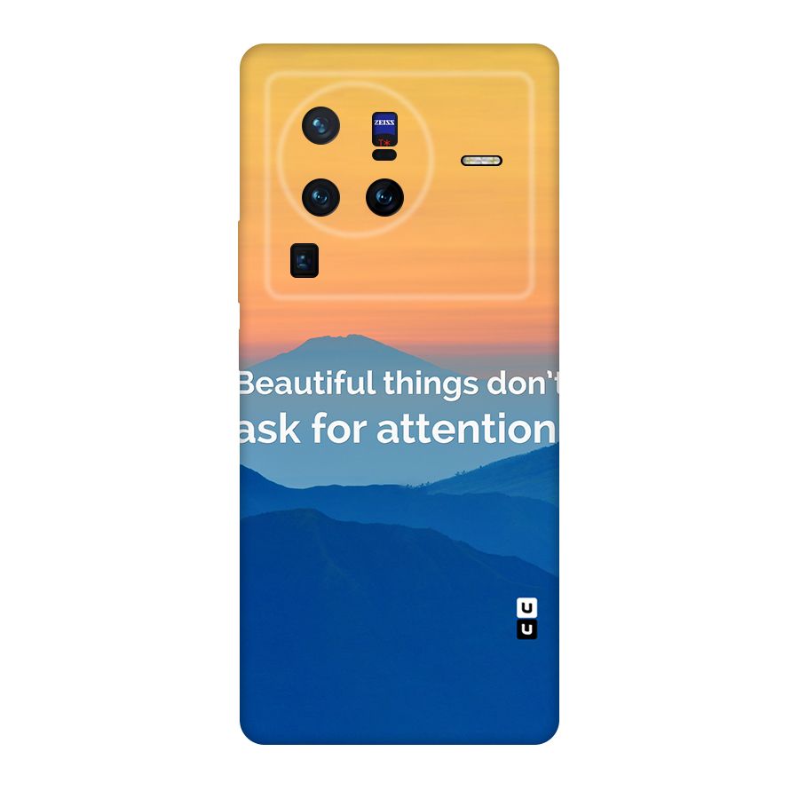 Beautiful Things Quote Original Polycarbonate Back Case for Vivo X80