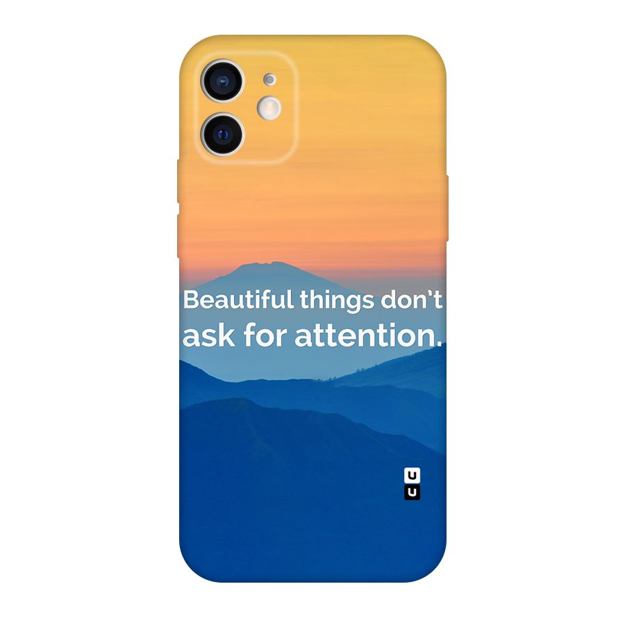Beautiful Things Quote Original Polycarbonate Back Case for iPhone 12