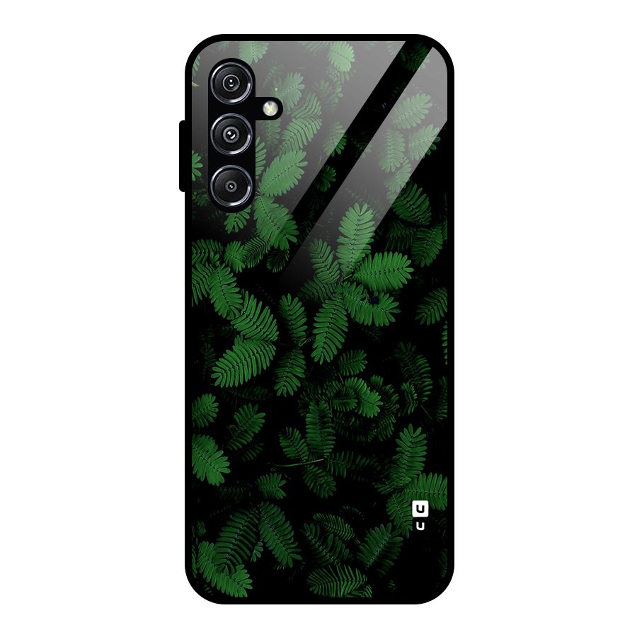 Beautiful Touch Me Not Glass Back Case for Galaxy M34 5G