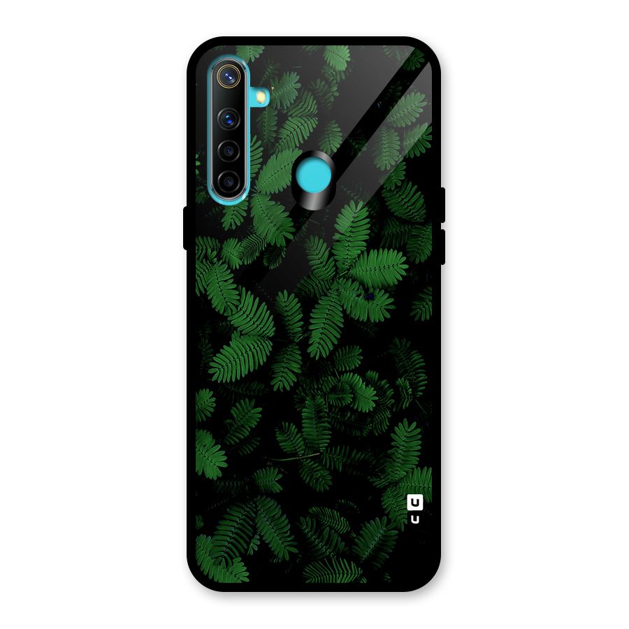 Beautiful Touch Me Not Glass Back Case for Realme 5