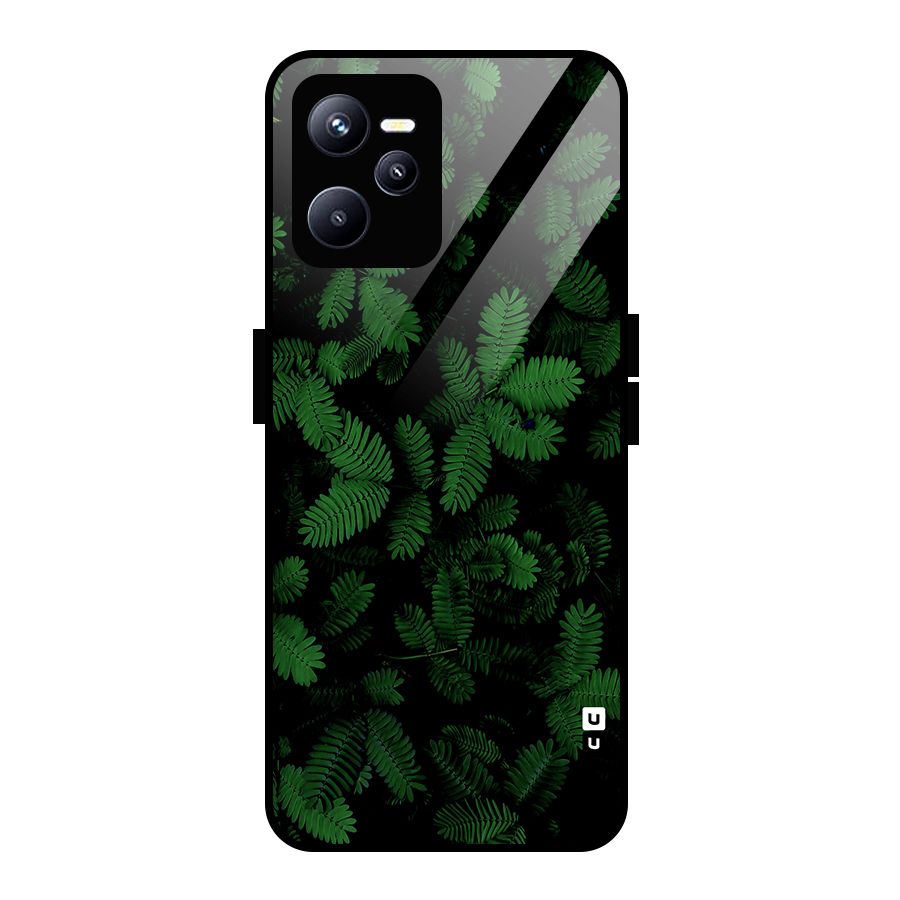 Beautiful Touch Me Not Glass Back Case for Realme C35