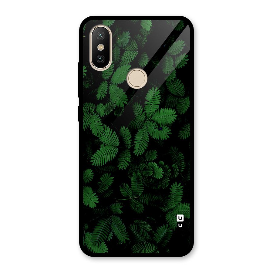 Beautiful Touch Me Not Glass Back Case for Redmi A2