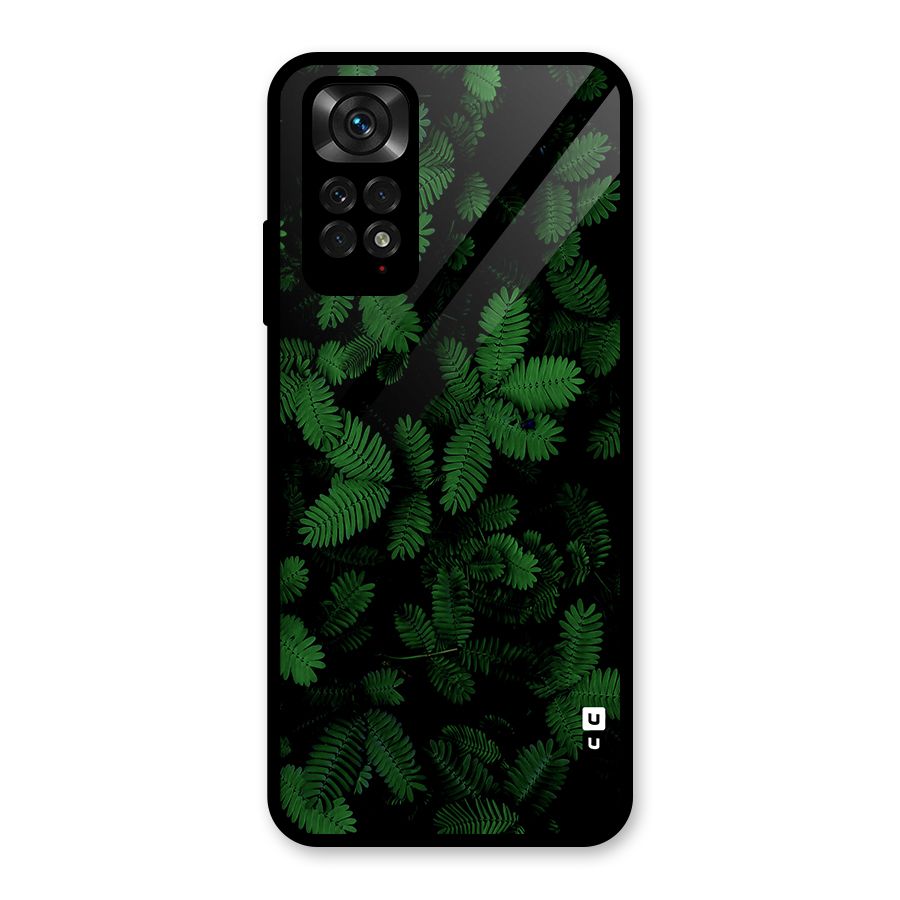 Beautiful Touch Me Not Glass Back Case for Redmi Note 11S