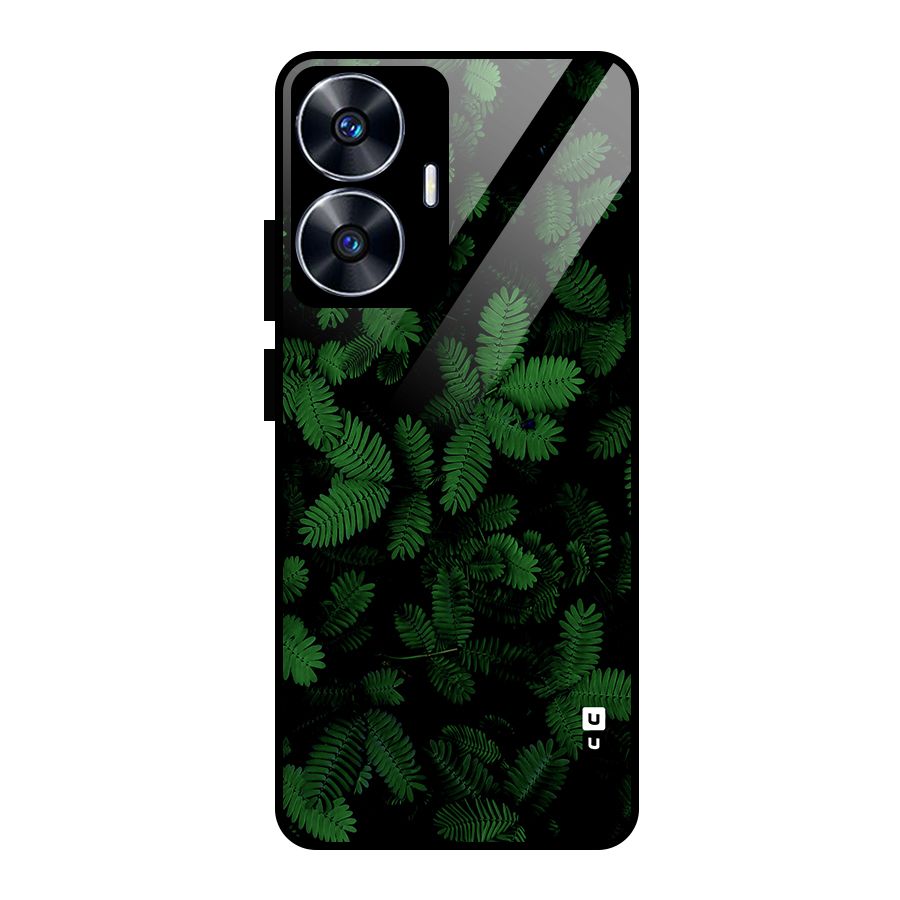 Beautiful Touch Me Not Glass Back Case for realme C55