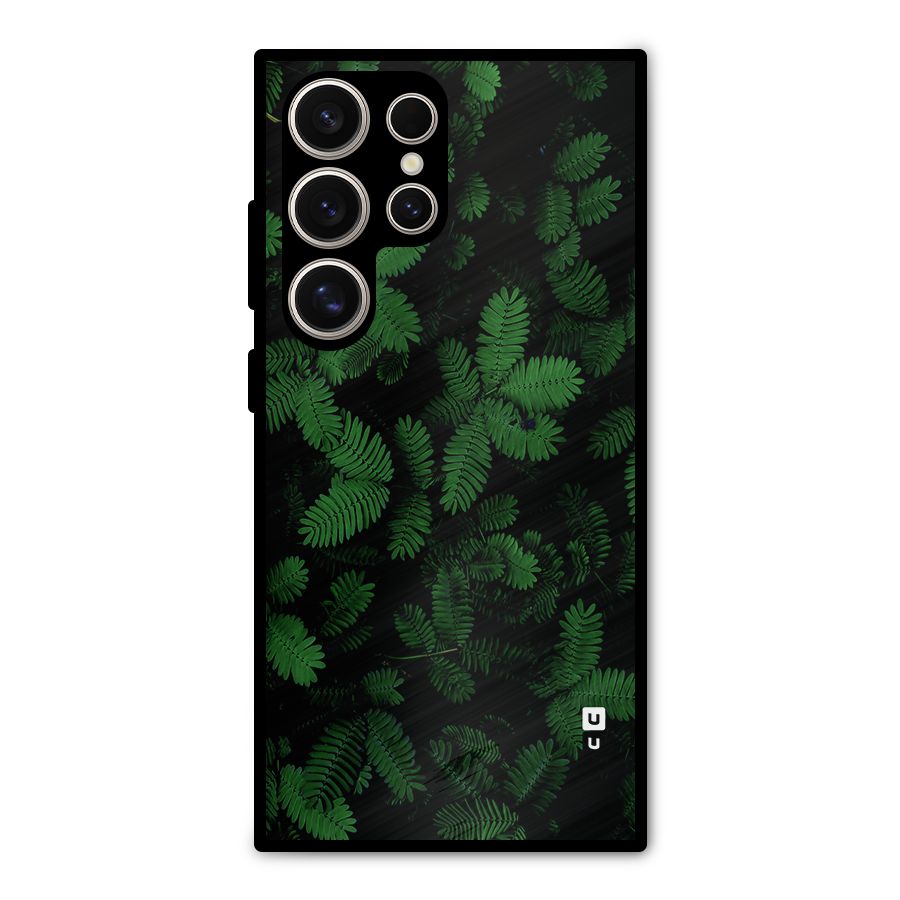 Beautiful Touch Me Not Metal Back Case for Galaxy S24 Ultra