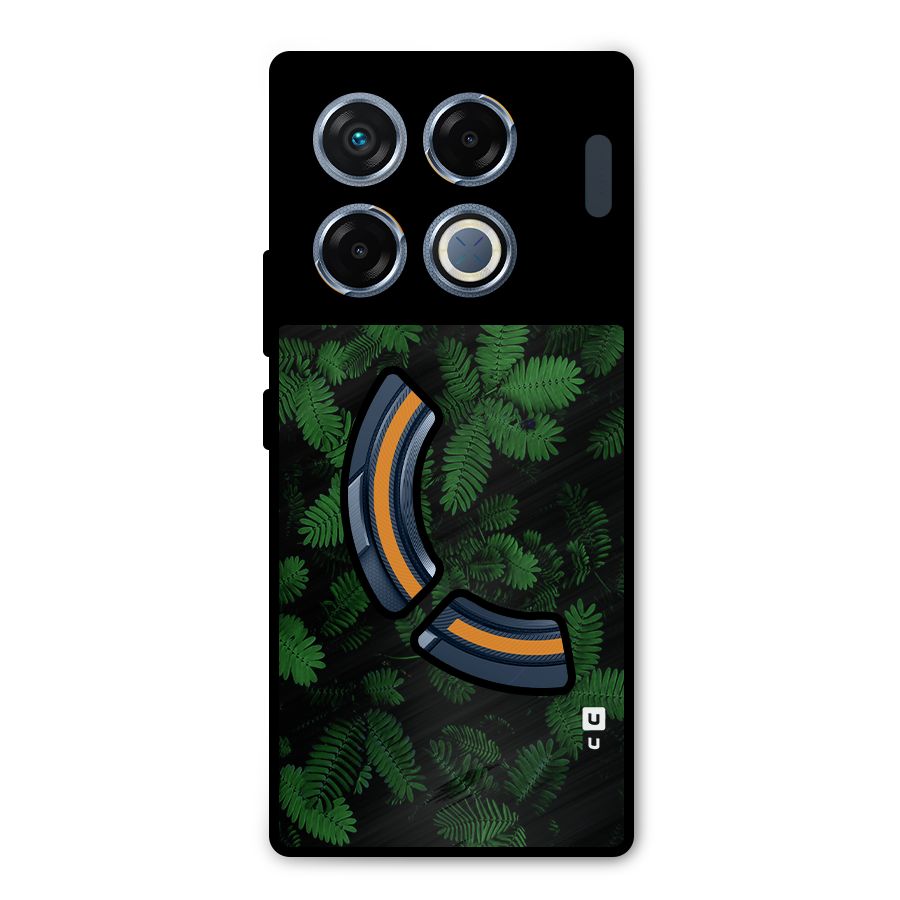 Beautiful Touch Me Not Metal Back Case for Infinix GT 20 Pro