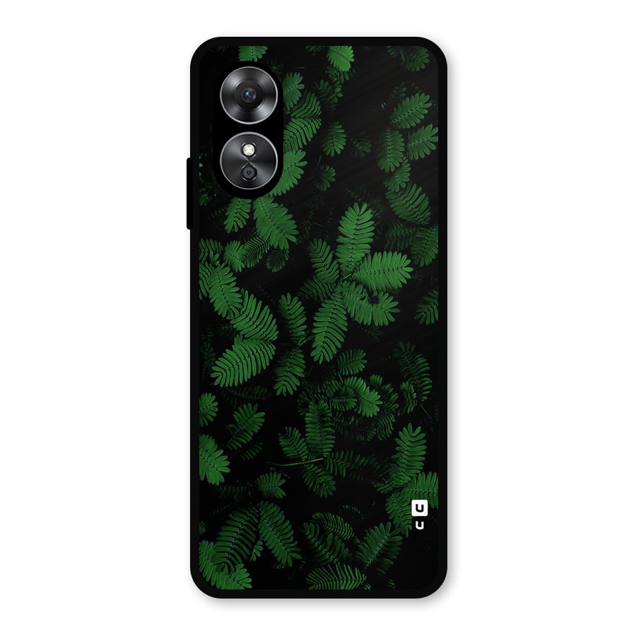Beautiful Touch Me Not Metal Back Case for Oppo A17