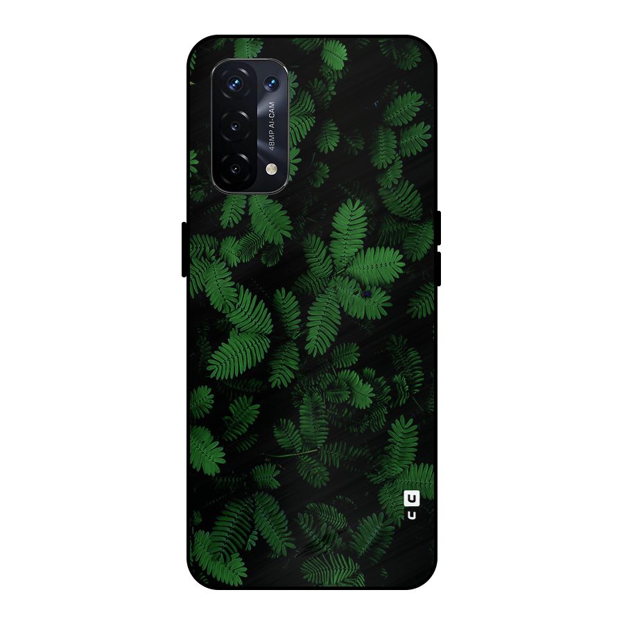 Beautiful Touch Me Not Metal Back Case for Oppo A74 5G