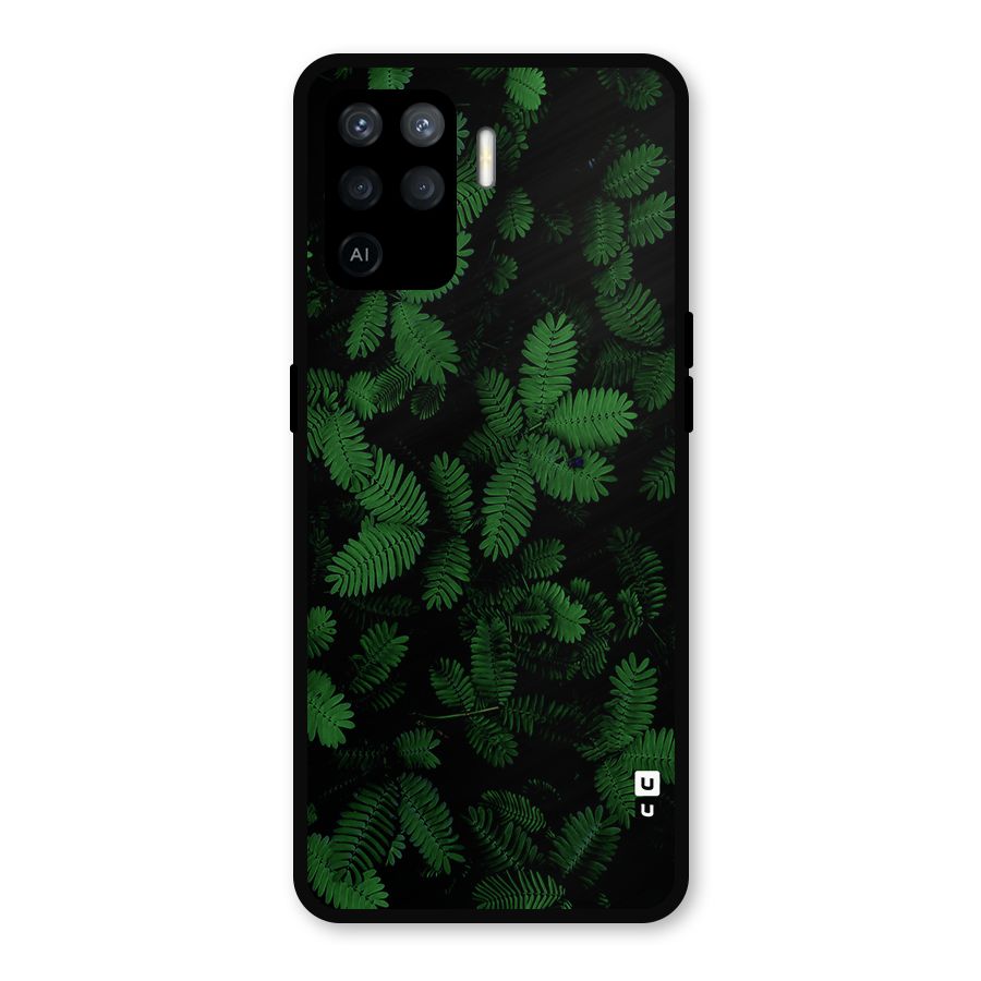 Beautiful Touch Me Not Metal Back Case for Oppo F19 Pro
