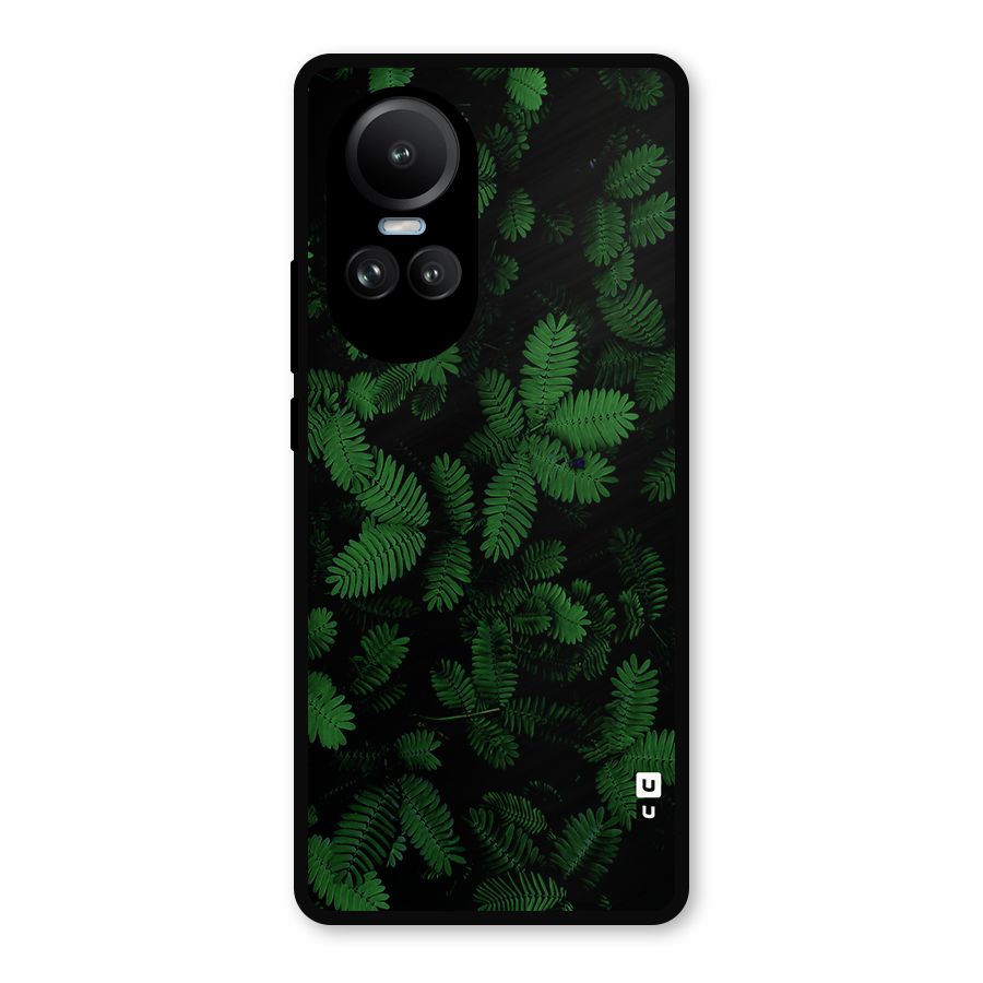 Beautiful Touch Me Not Metal Back Case for Oppo Reno10
