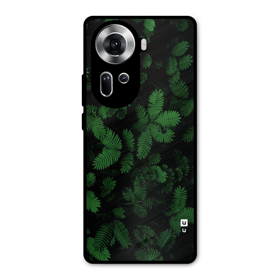 Beautiful Touch Me Not Metal Back Case for Oppo Reno11 5G