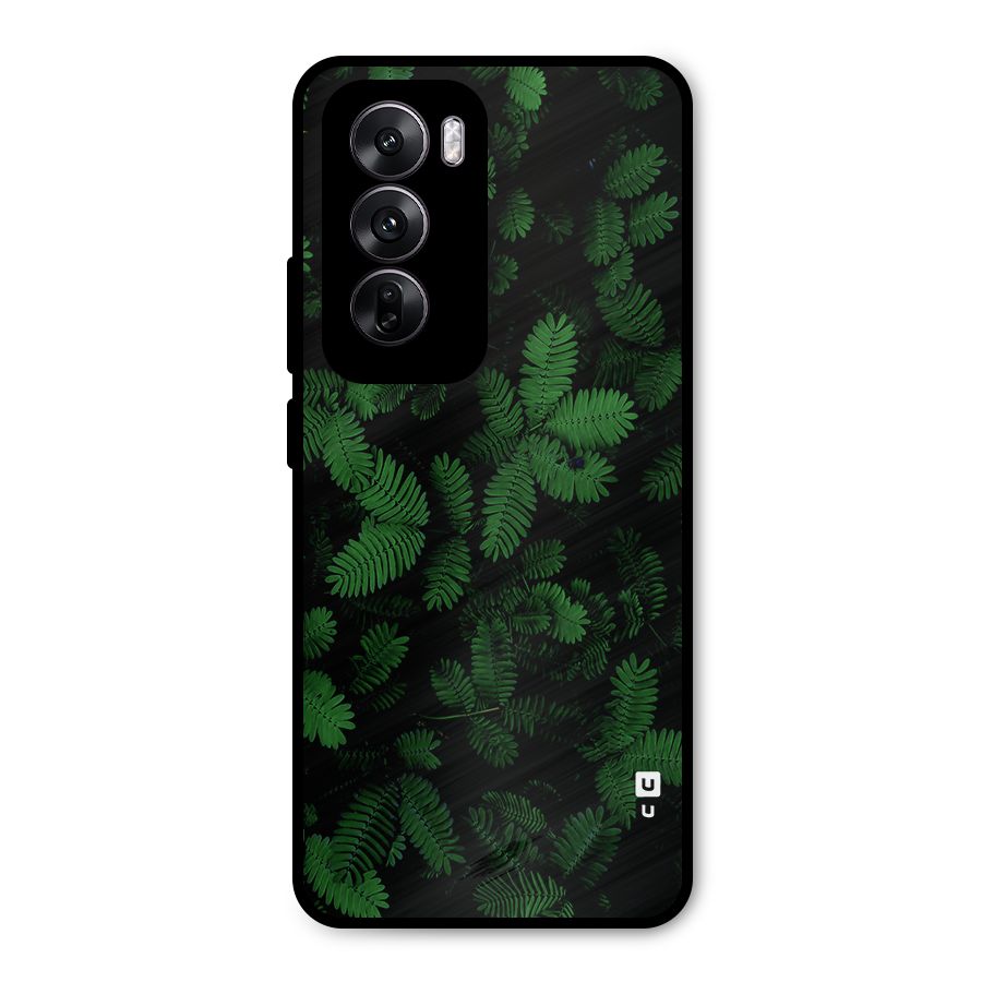 Beautiful Touch Me Not Metal Back Case for Oppo Reno12