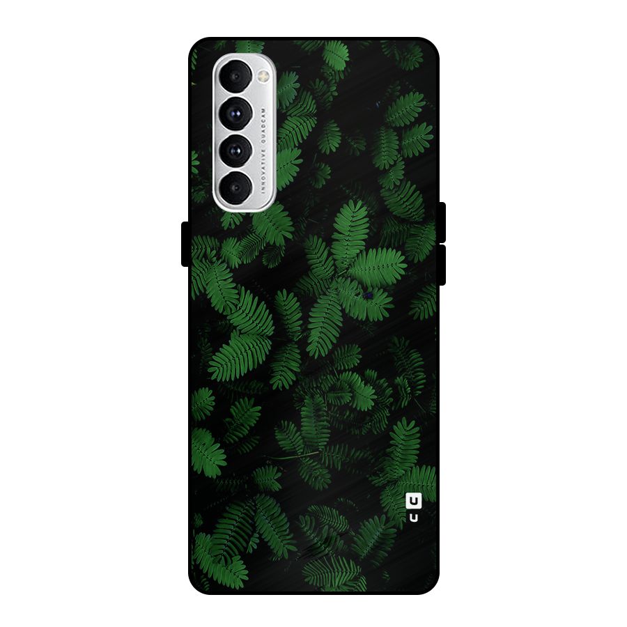 Beautiful Touch Me Not Metal Back Case for Oppo Reno4 Pro