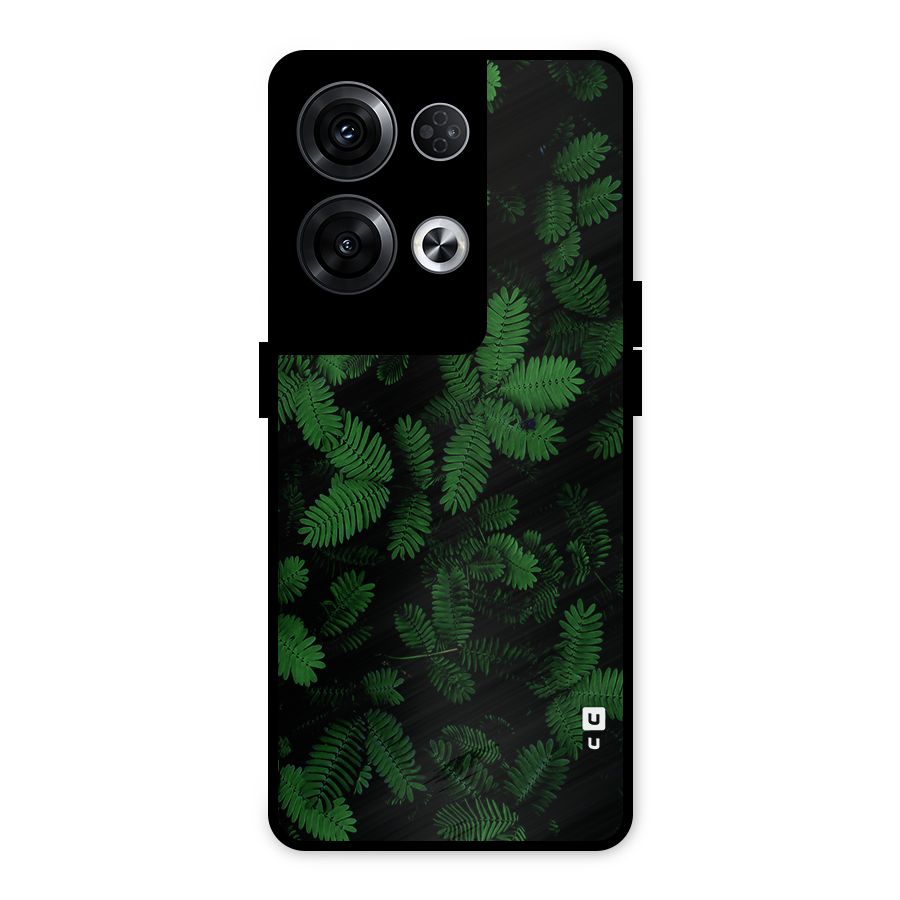 Beautiful Touch Me Not Metal Back Case for Oppo Reno8 Pro 5G
