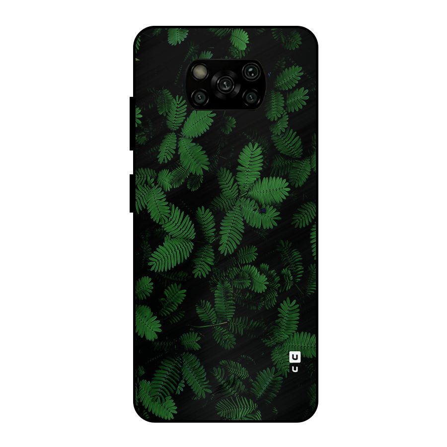 Beautiful Touch Me Not Metal Back Case for Poco X3