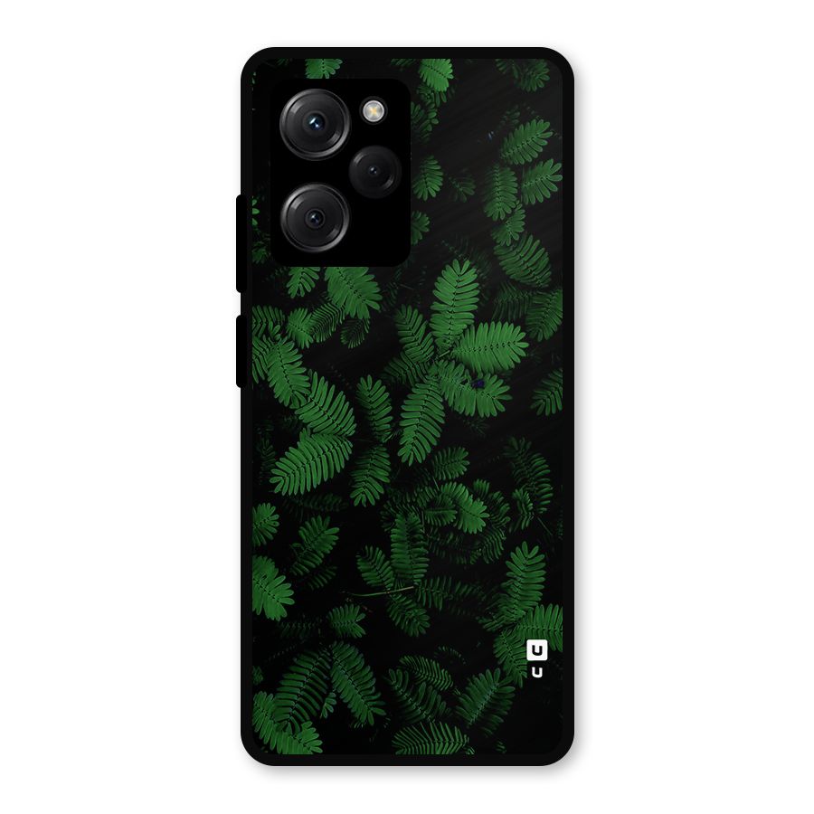 Beautiful Touch Me Not Metal Back Case for Poco X5 Pro