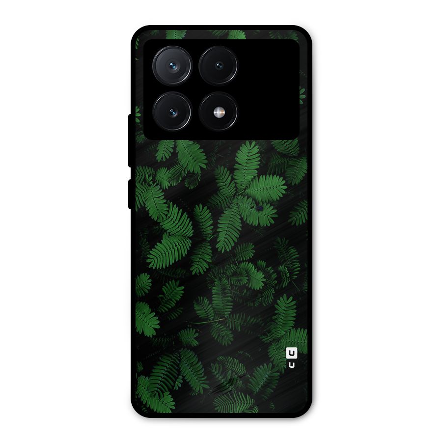 Beautiful Touch Me Not Metal Back Case for Poco X6 Pro