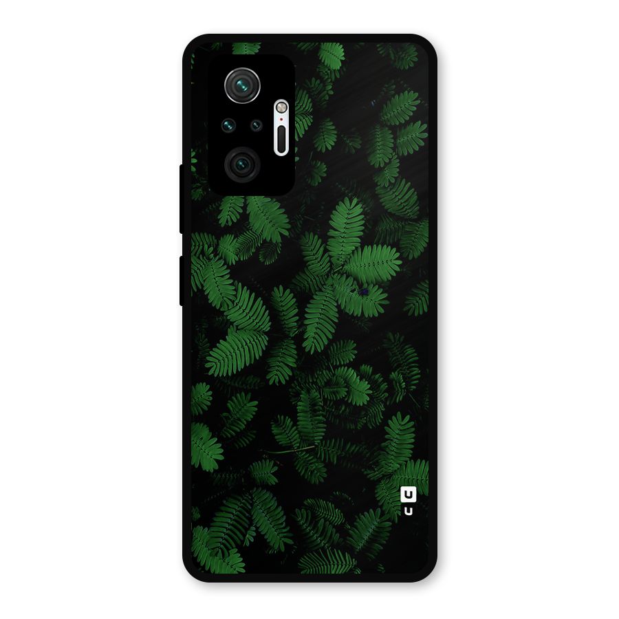 Beautiful Touch Me Not Metal Back Case for Redmi Note 10 Pro