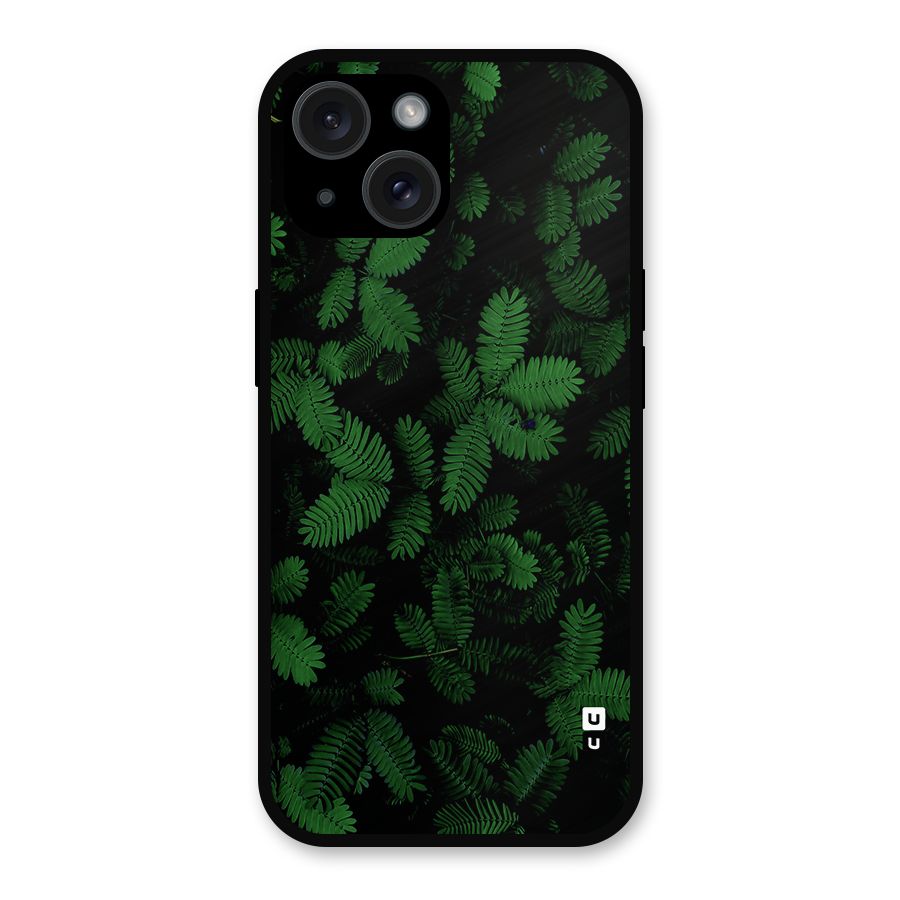 Beautiful Touch Me Not Metal Back Case for iPhone 15