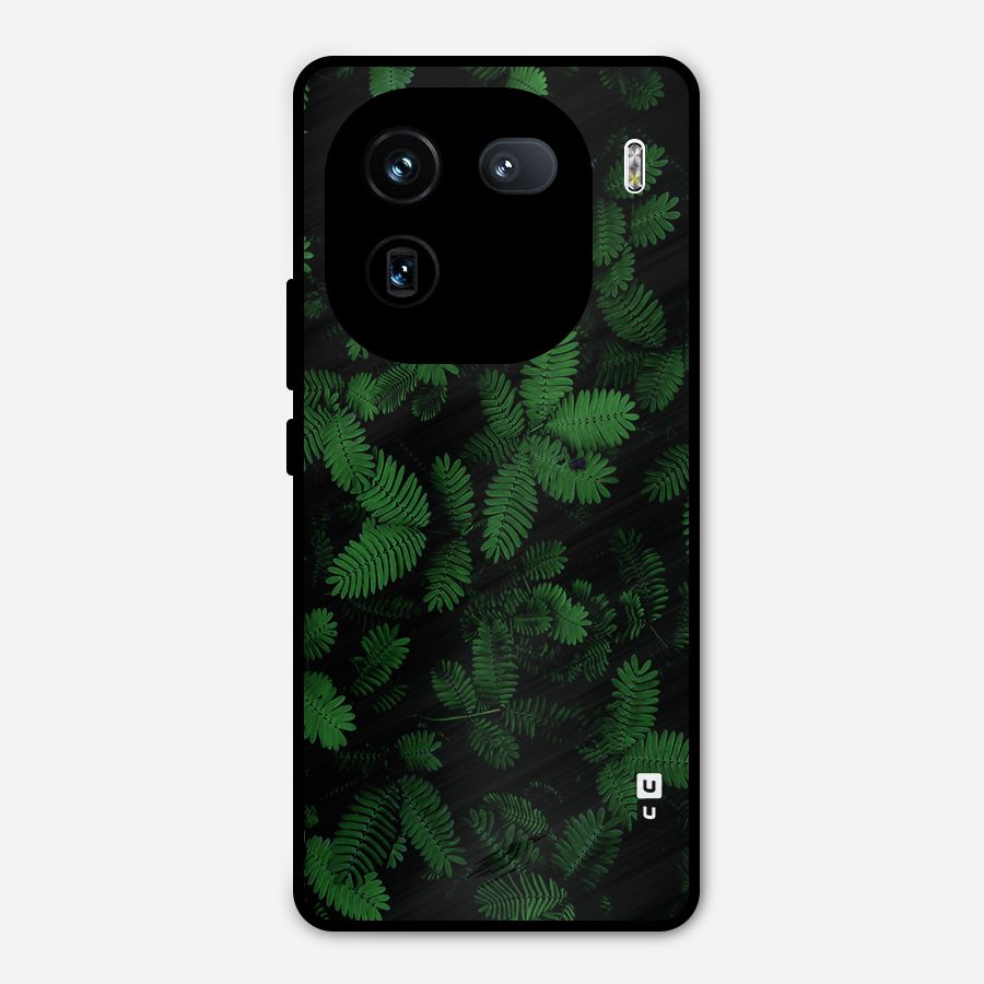 Beautiful Touch Me Not Metal Back Case for iQOO 12