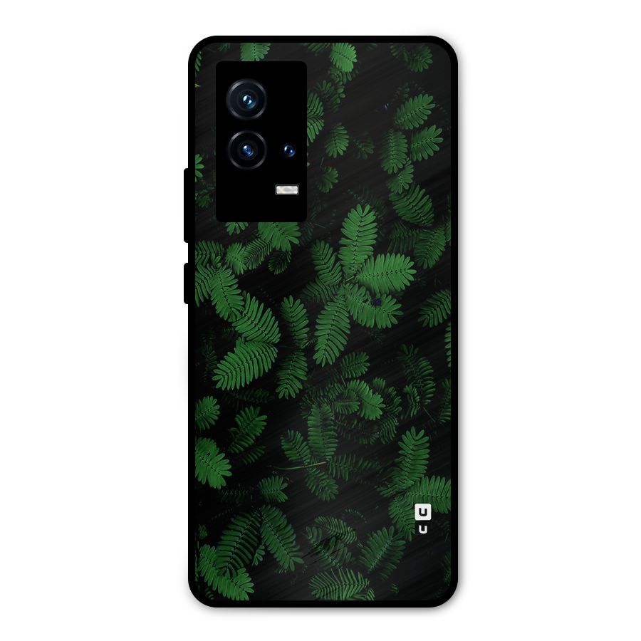 Beautiful Touch Me Not Metal Back Case for iQOO 9 5G