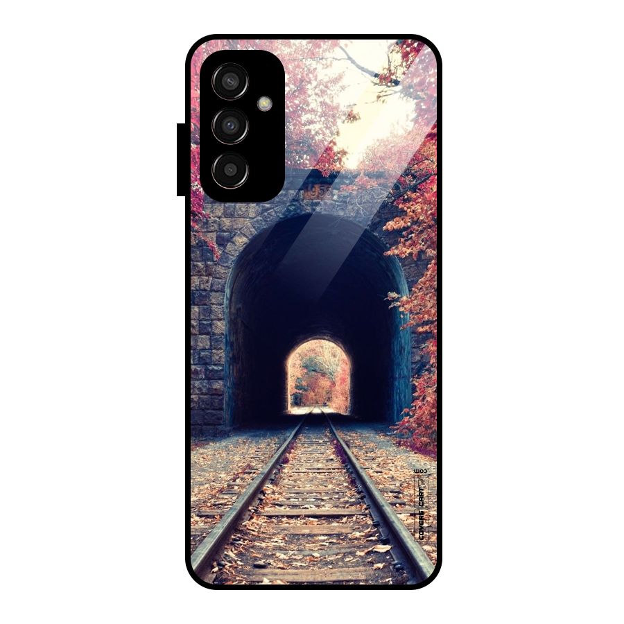 Beautiful Track Glass Back Case for Galaxy F13