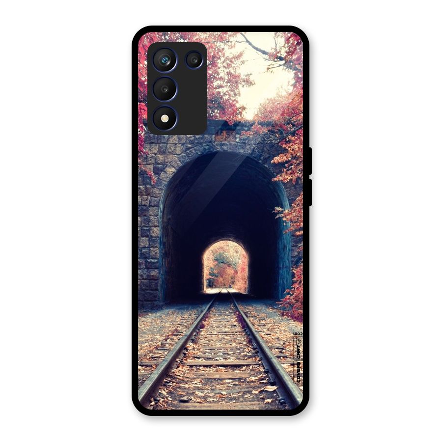 Beautiful Track Glass Back Case for Realme 9 5G Speed