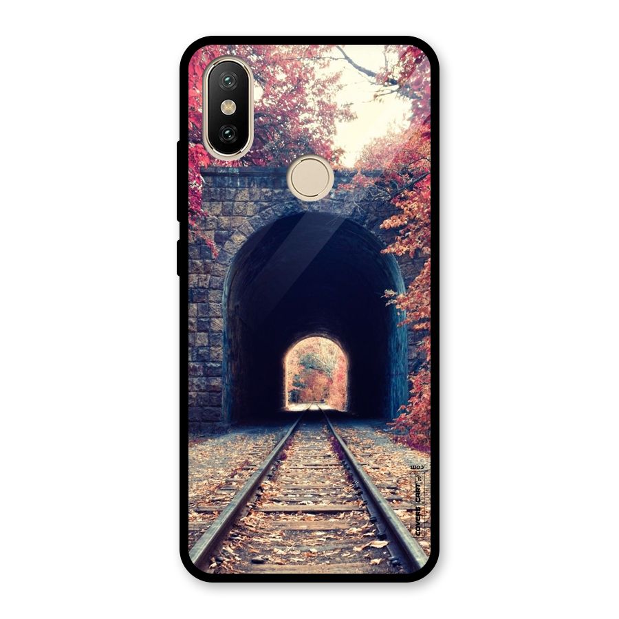Beautiful Track Glass Back Case for Redmi A2