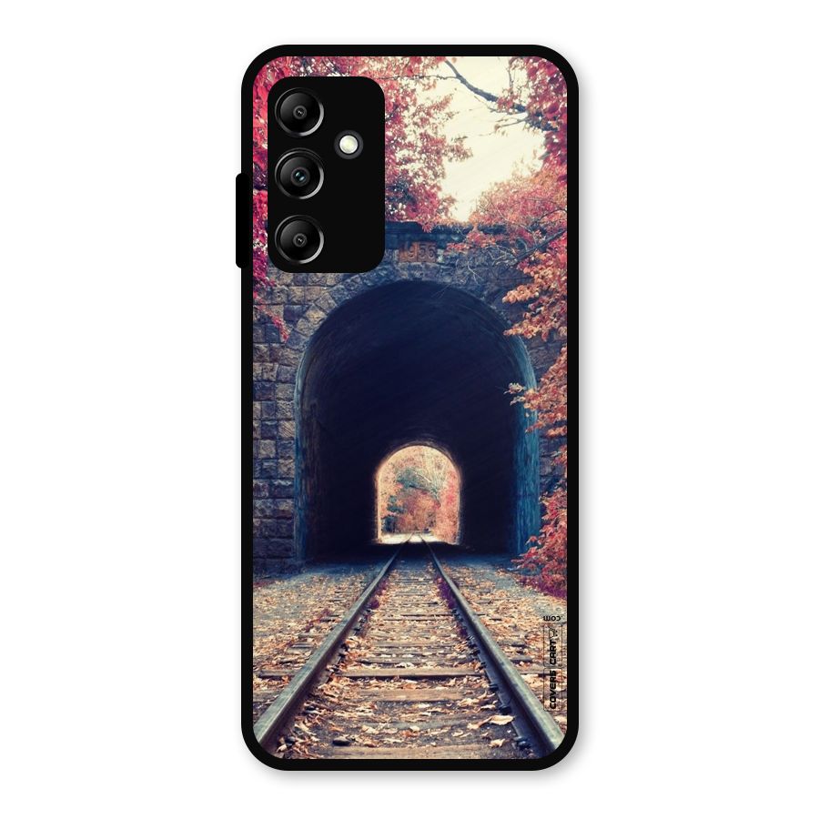 Beautiful Track Metal Back Case for Galaxy A14 5G
