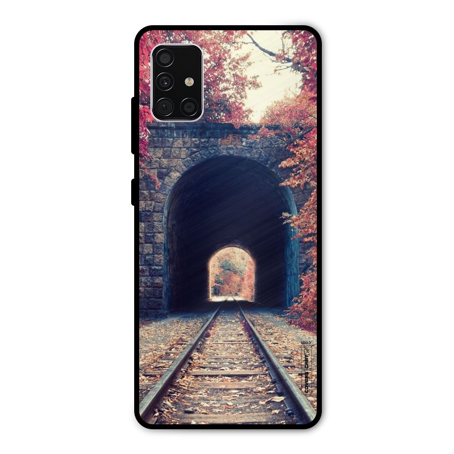 Beautiful Track Metal Back Case for Galaxy A51