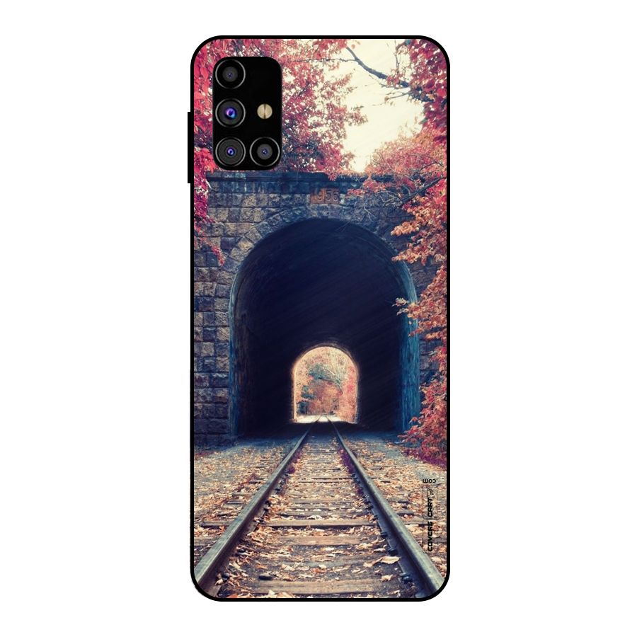 Beautiful Track Metal Back Case for Galaxy M31s
