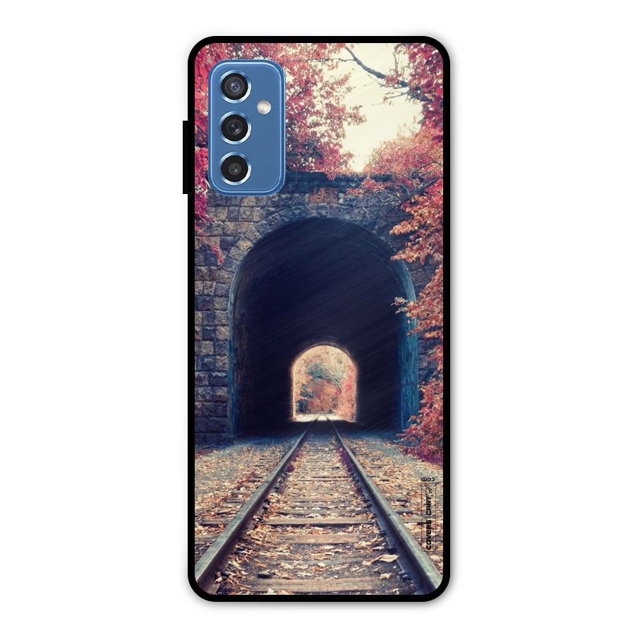Beautiful Track Metal Back Case for Galaxy M52 5G