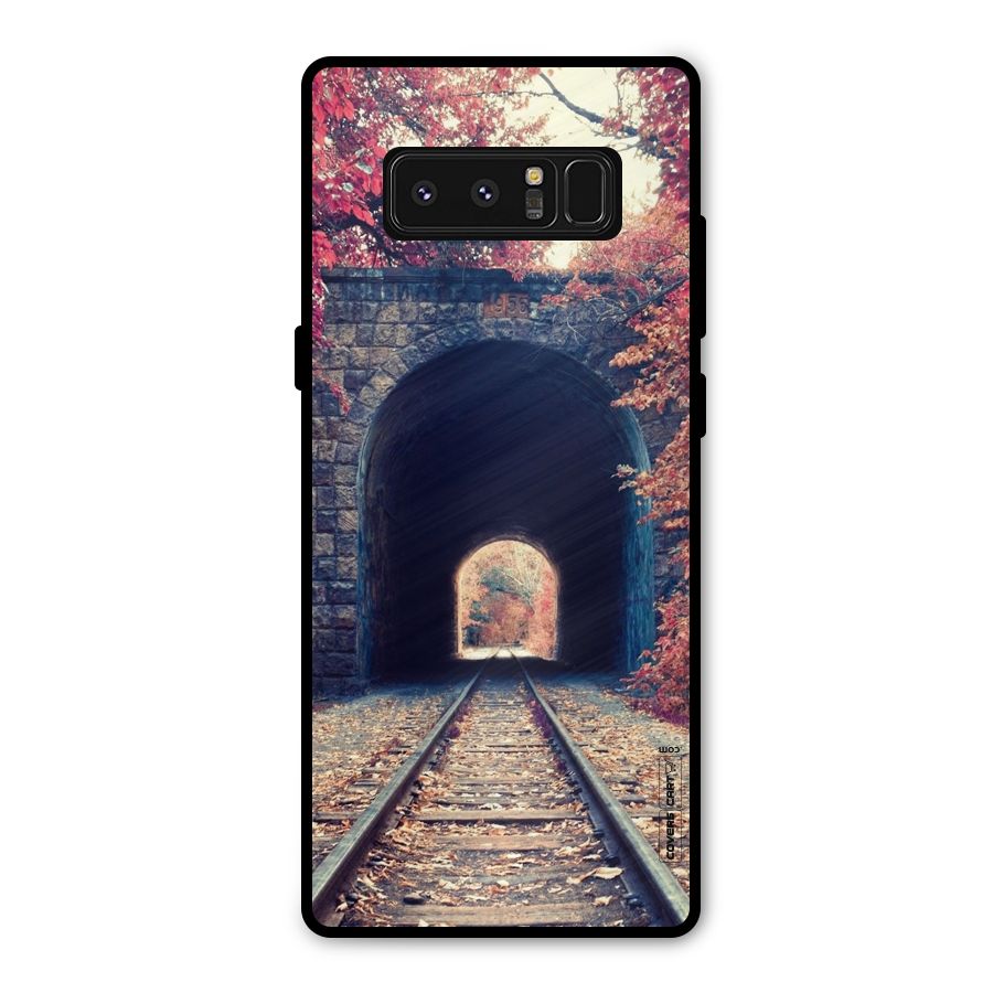 Beautiful Track Metal Back Case for Galaxy Note 8