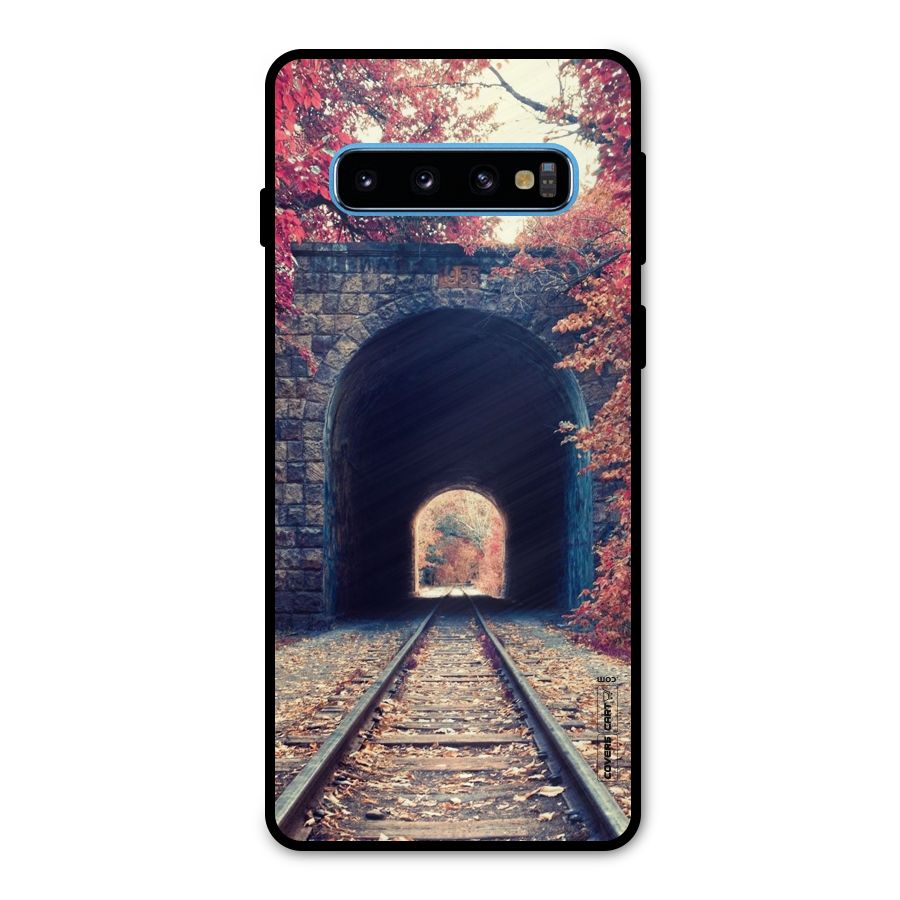 Beautiful Track Metal Back Case for Galaxy S10