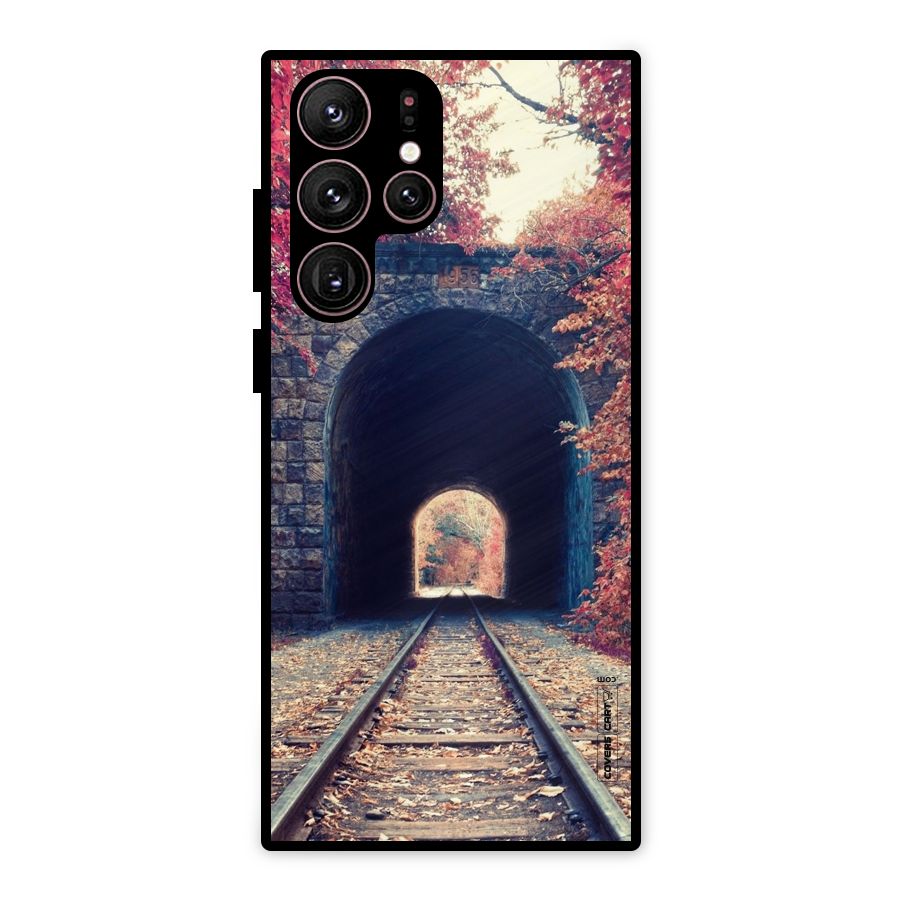 Beautiful Track Metal Back Case for Galaxy S22 Ultra 5G