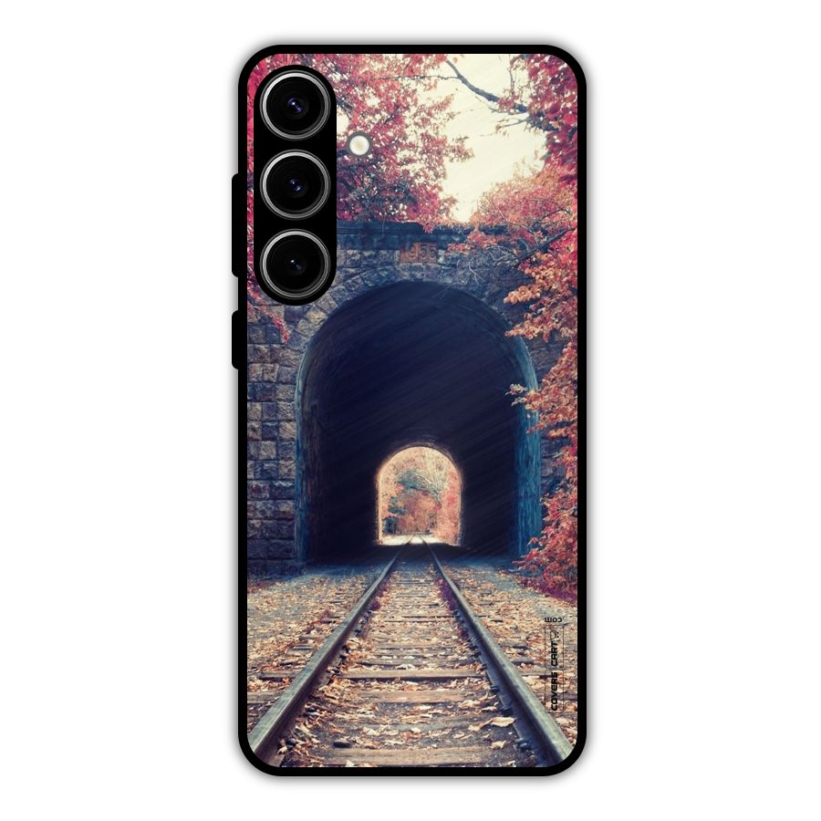 Beautiful Track Metal Back Case for Galaxy S24 Plus