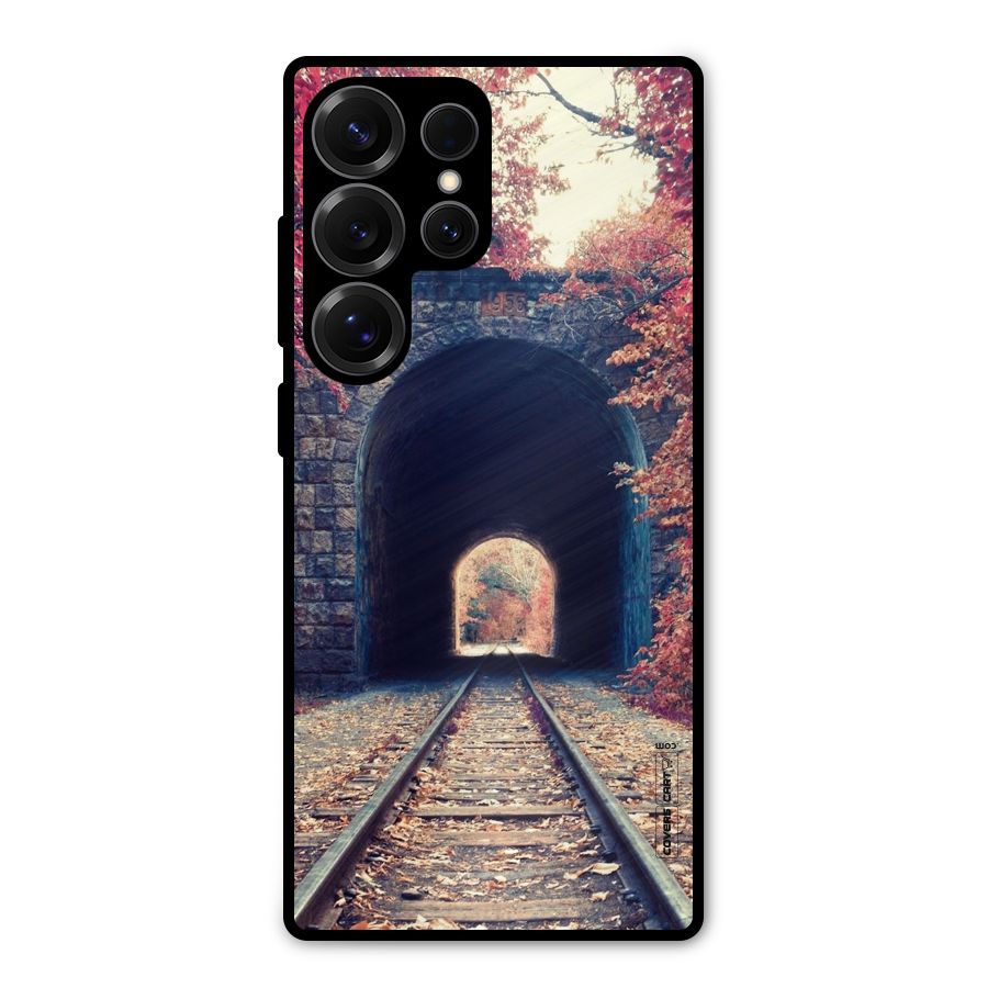 Beautiful Track Metal Back Case for Galaxy S25 Ultra