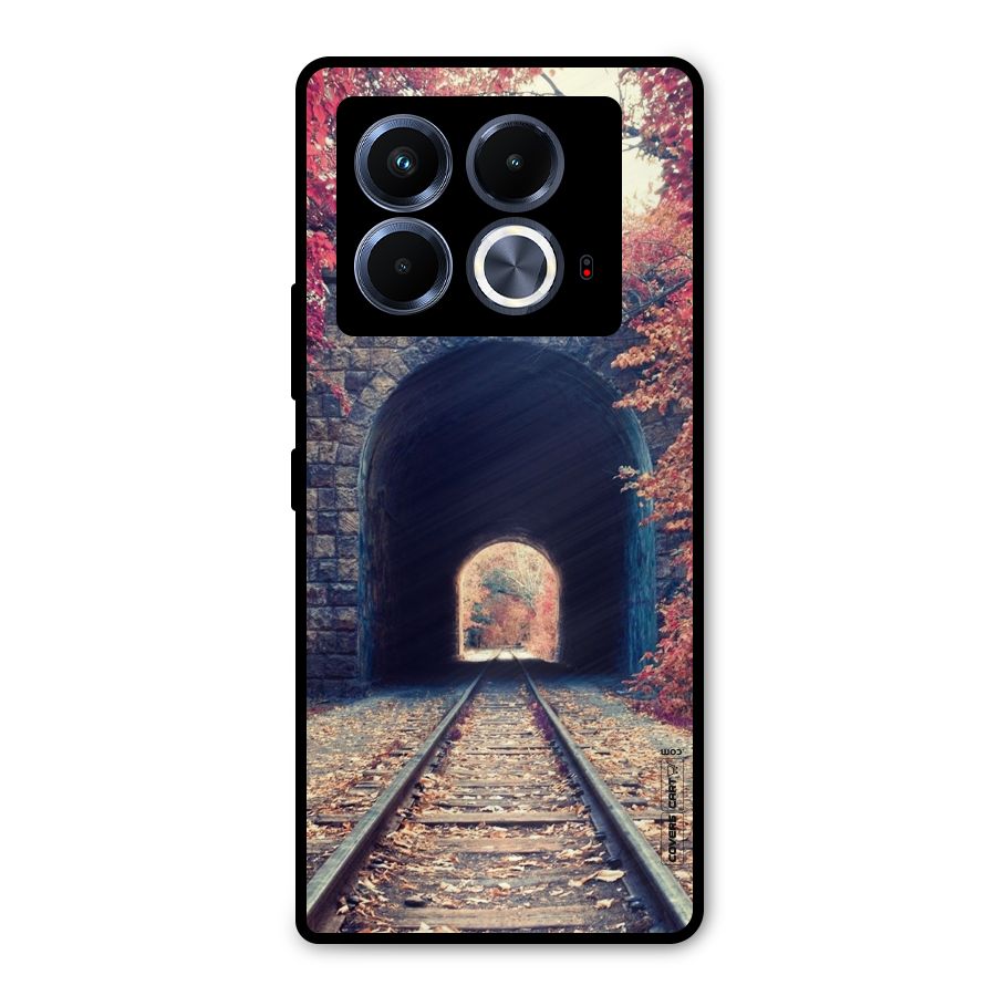 Beautiful Track Metal Back Case for Infinix Note 40 5G