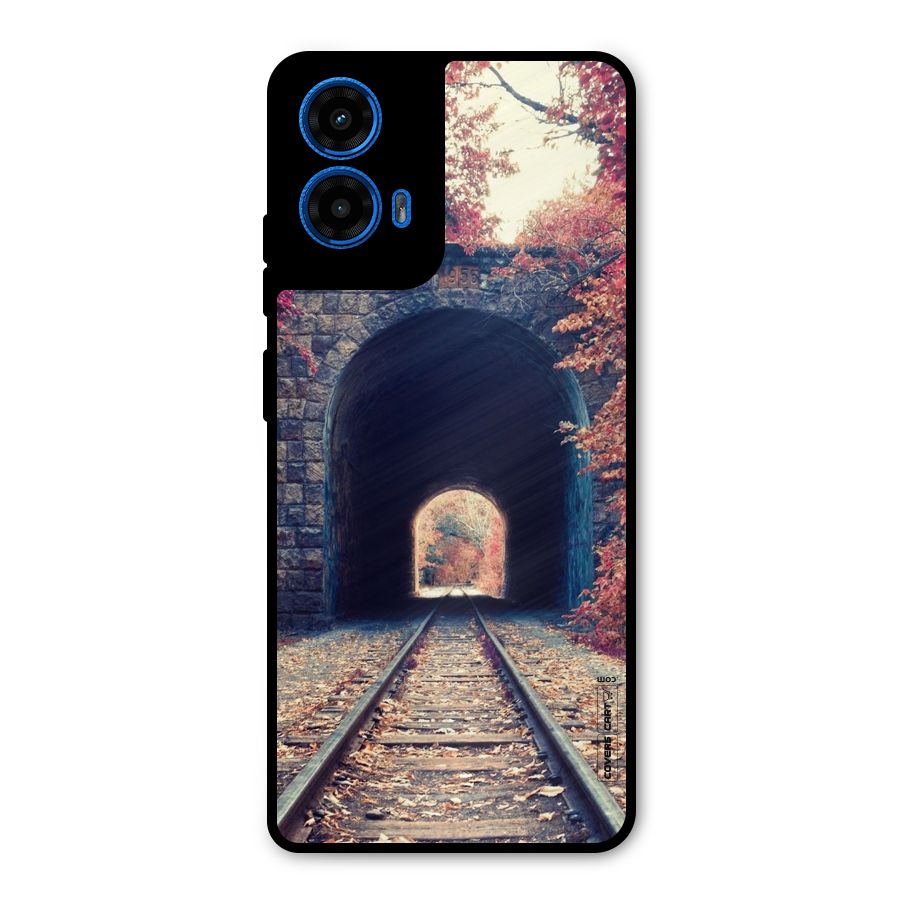Beautiful Track Metal Back Case for Moto G45